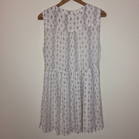EN CREME babydoll dress boho sleeveless button NEW - Picture 7 of 8
